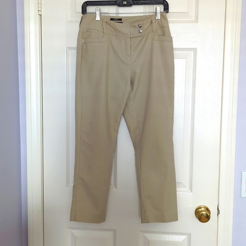 Style & Co. Cropped Pants Women's 4P Tan